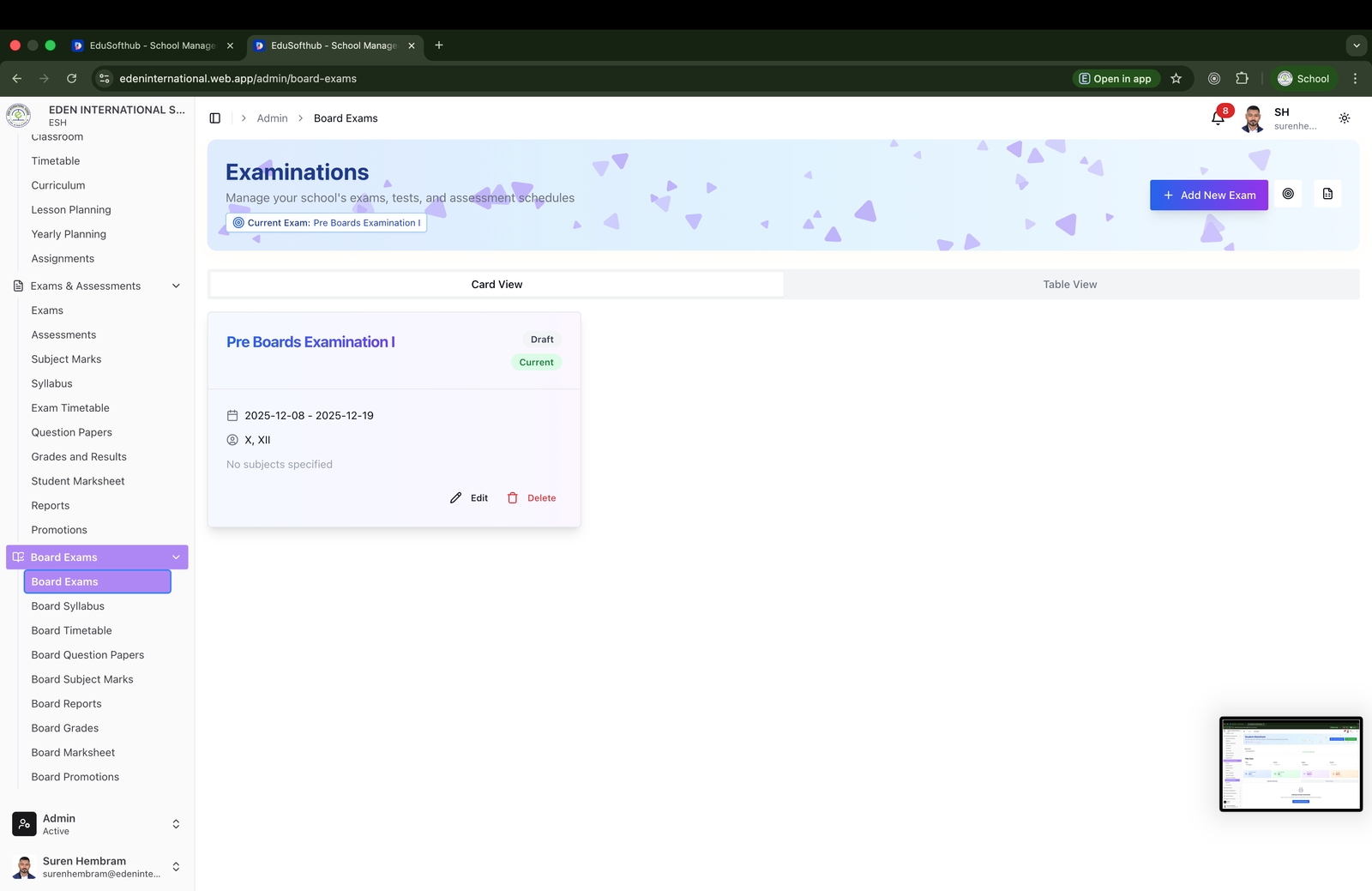 Fee Management